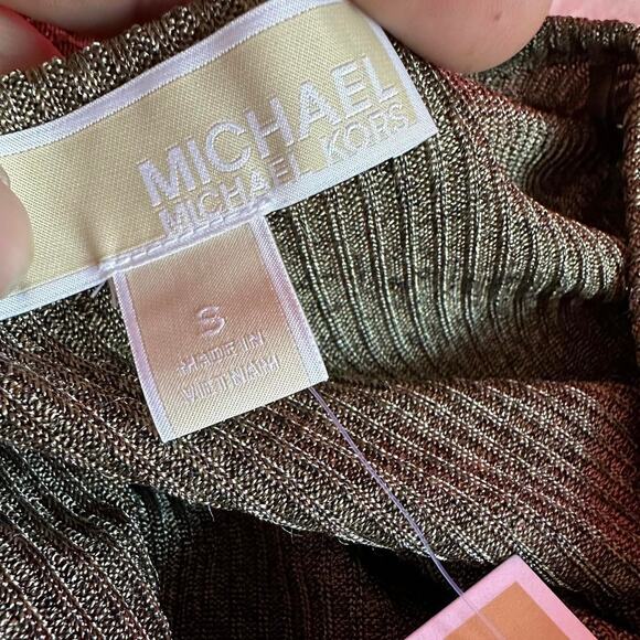 Womens Shirt Size Small Green Long Sleeve Earthy Boho Professional Office Siren - Picture 7 of 8